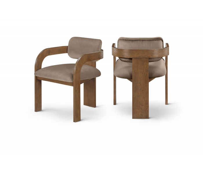 Cedra - Velvet Performance Fabric Upholstered Dining Chair (Set of 2)
