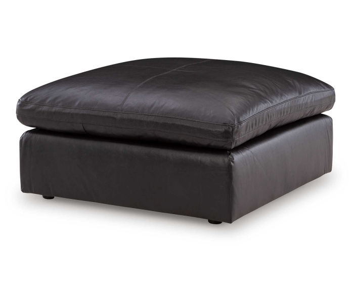 Emilia - Oversized Accent Ottoman - Black
