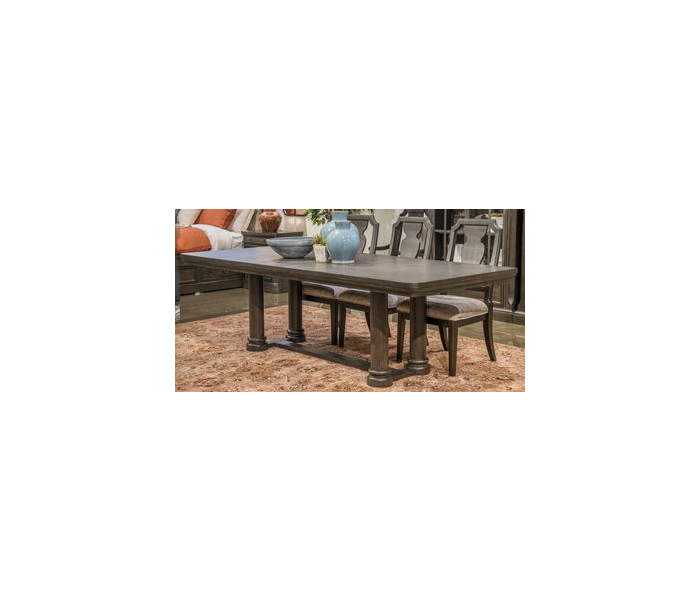 Wickenger Rectangular Dining Room Extension Table Top Dark Brown, 100"