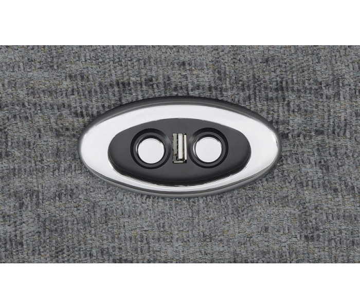 Bahrain - Upholstered Power Sofa - Charcoal, 99.25"