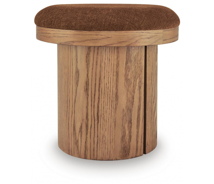 Lewisen Accent Ottoman Clay