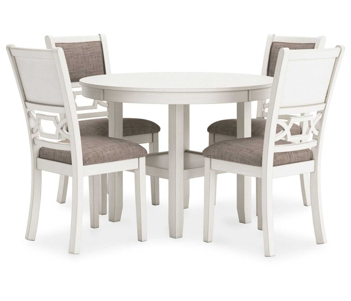 Erinberg - Antique White - Dining Room Table Set (Set of 5)