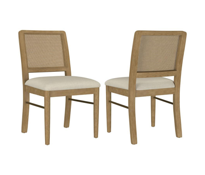 Arini - Rattan Cane Dining Side Chair (Set of 2) - Sand Wash