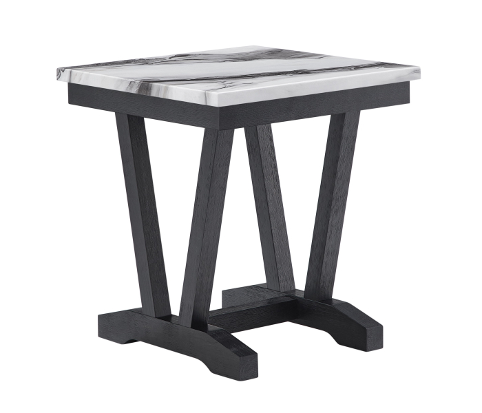 T1319 - End Table - Black / - Black, 22"
