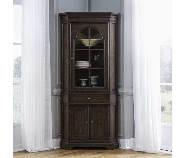 Arden Road - Corner Cabinet - Satin Cherry