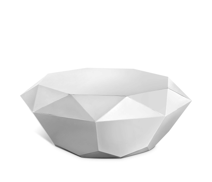 Gemma - Coffee Table - Silver, 39"