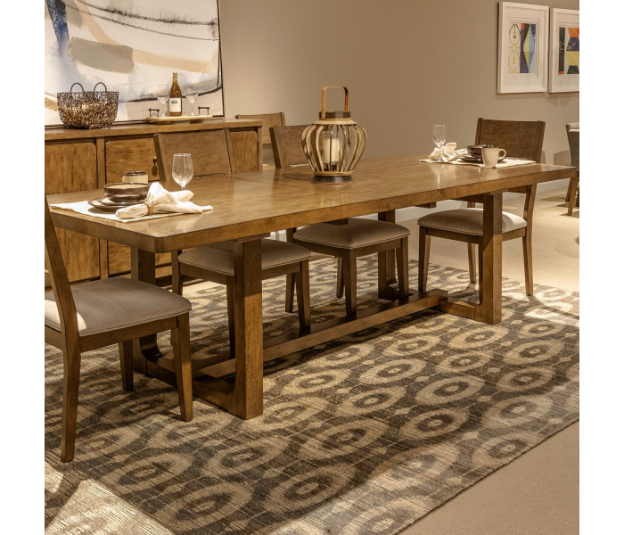 Harmony - Trestle Table Top - Brownstone - Dark Brown, 42"