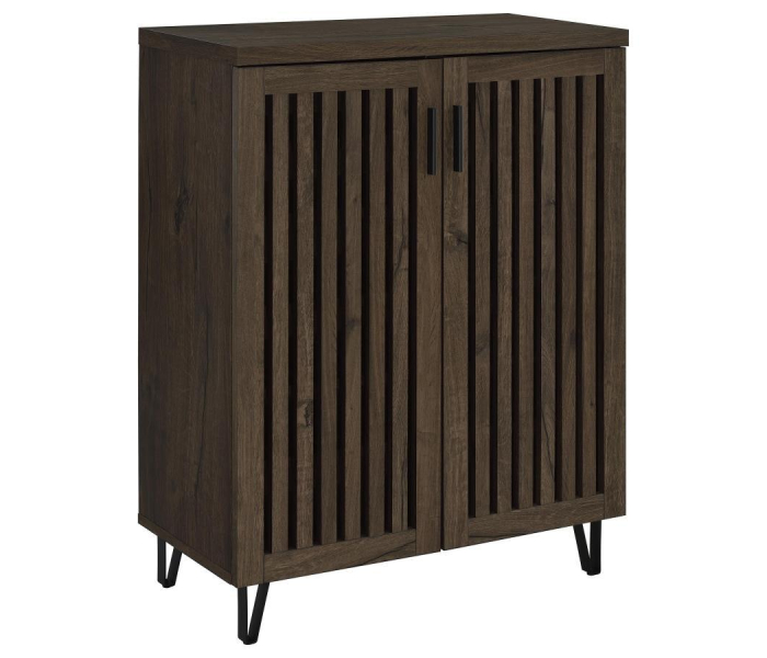 Brixton - 2-Door Entryway Shoe Storage Cabinets - Smoked Oak