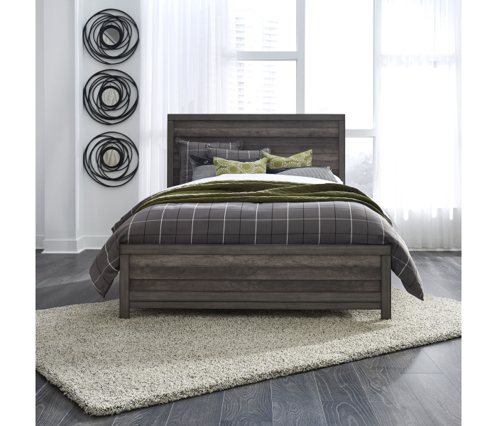Tanners Creek - Twin Panel Headboard & Footboard - Dark Gray