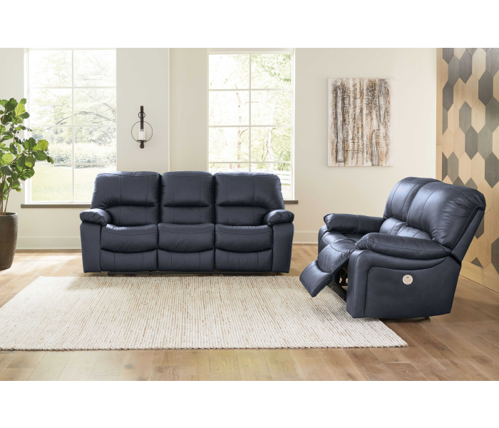 Leesworth - Ocean - 2 Pc. - Power Reclining Sofa, Power Reclining Loveseat