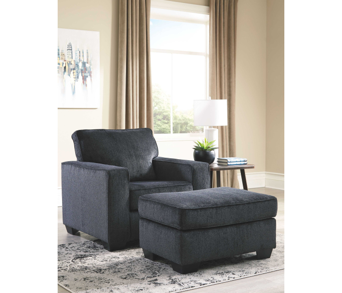 Altari - Slate - 2 Pc. - Chair With Ottoman