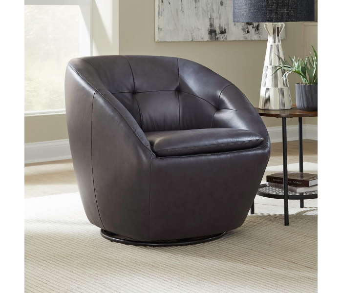 Dawson - Swivel Accent Chair - Carmel Slate