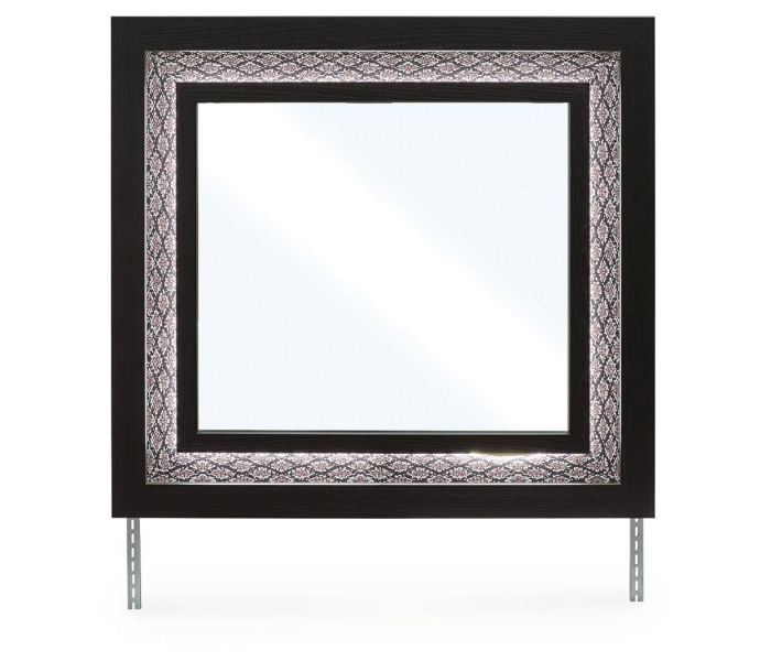 Brizmore Bedroom Mirror Black, 38.82" Wide