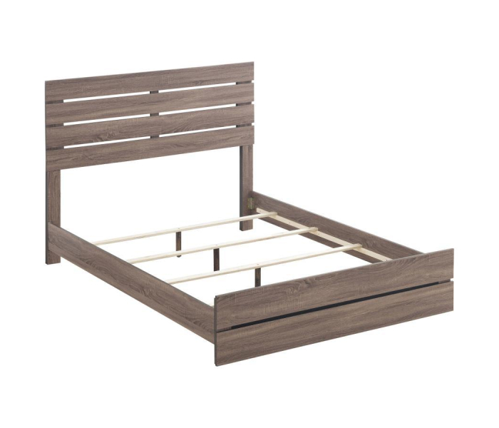 Brantford - Wood Queen Panel Bed - Barrel Oak