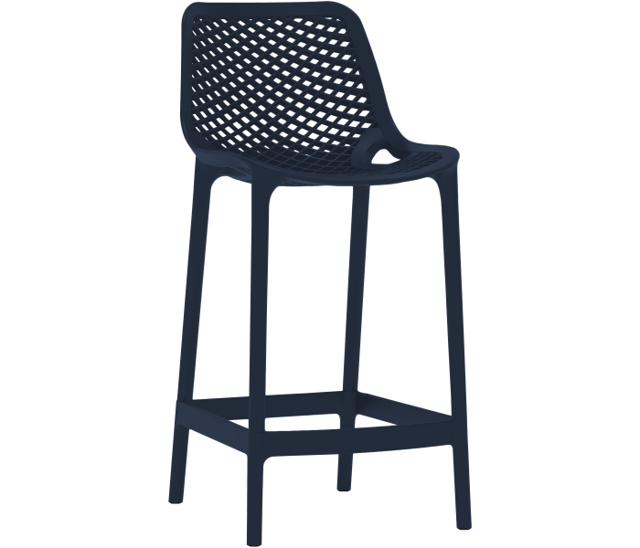Mykonos - Outdoor Patio Stool (Set of 4) - Navy