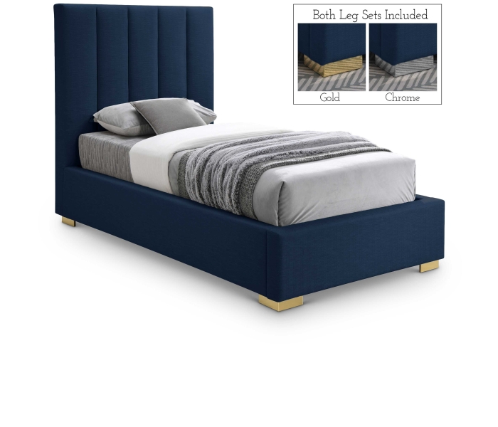 Pierce - Twin Bed - Navy