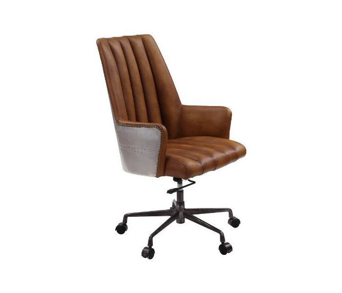 Salvol - Office Chair - Sahara Leather & Aluminum