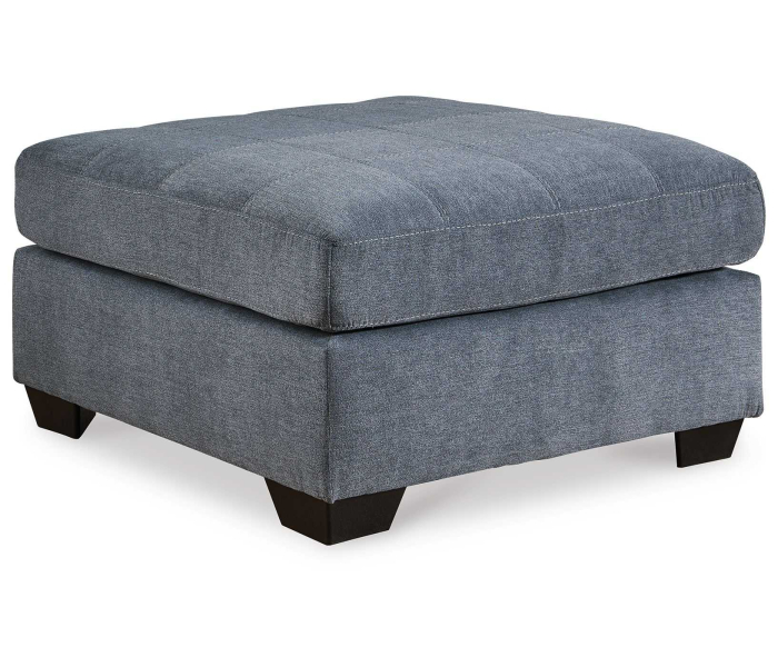 Marleton - Denim - Oversized Accent Ottoman