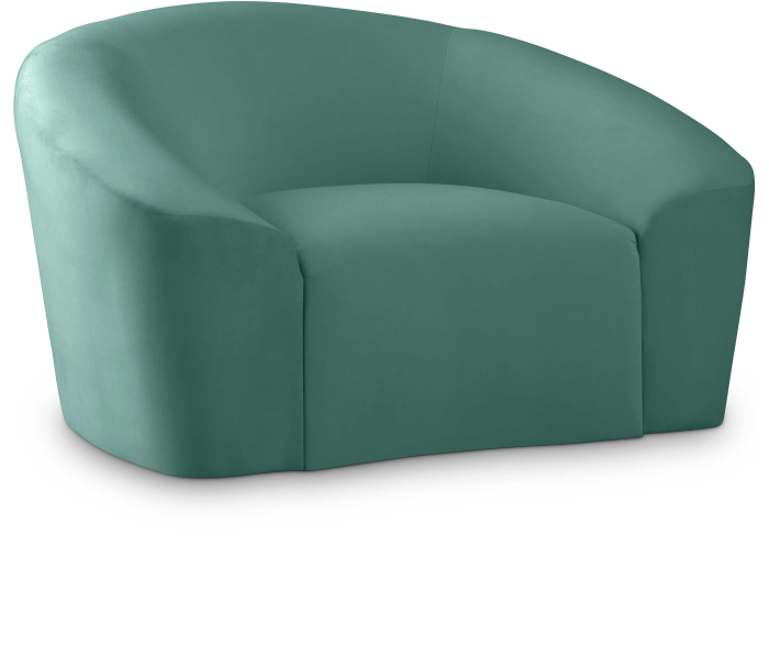 Riley - Velvet Chair - Mint