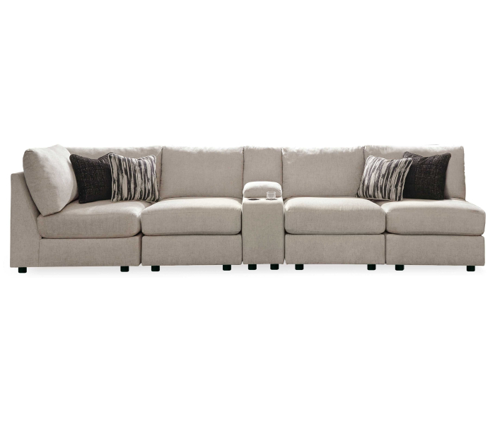 Kellway - Bisque - 5-Piece Sectional, 141"