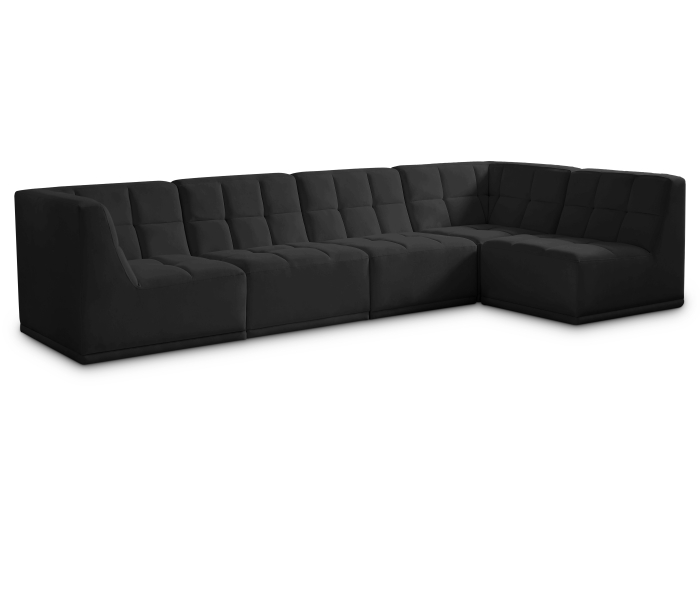 Relax - 5 Piece Modular Sectional, 128"