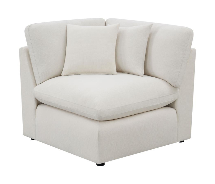 Hobson - Upholstered Corner - Ivory, 40"