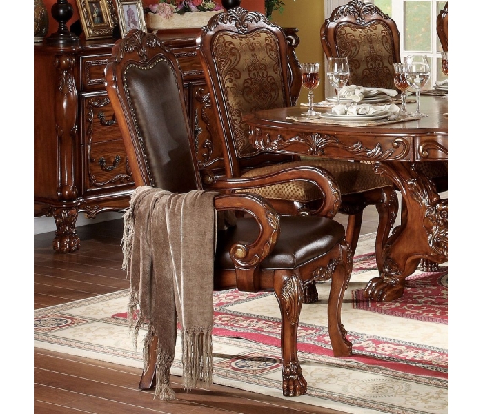 Dresden - Chair (Set of 2) - PU & Cherry Oak
