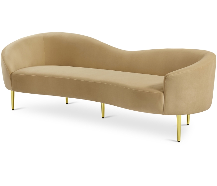 Ritz - Sofa - Camel, 85.5"