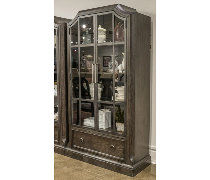 Wickenger Display Cabinet Dark Brown