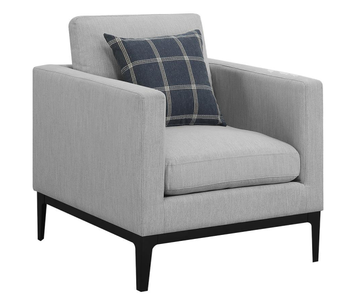 Apperson - Upholstered Track Arm Accent Chair - Light