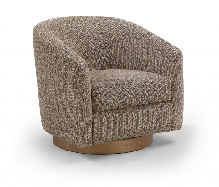 Modra - Performance Fabric Upholstered Swivel Accent Chair