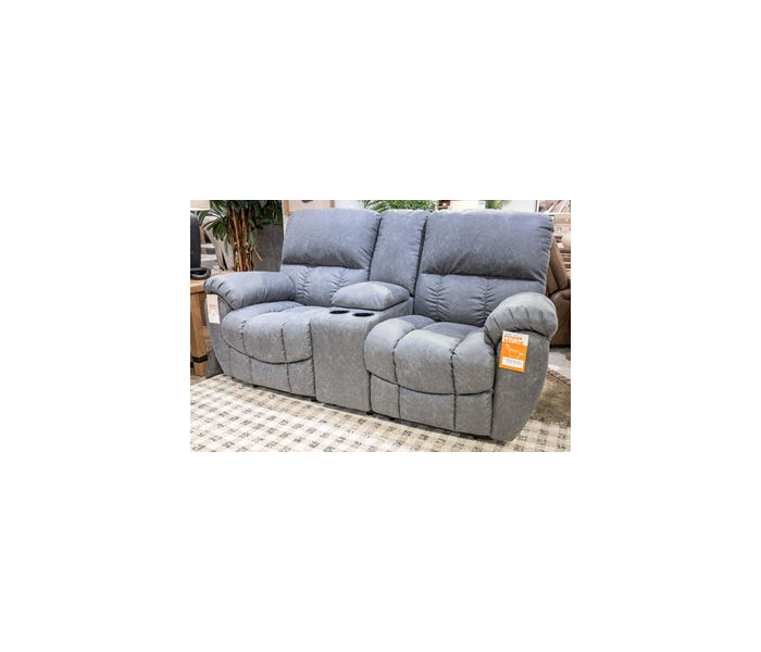 Bakerstein Power Recline Loveseat/Console/Adjustable Headrest Galaxy