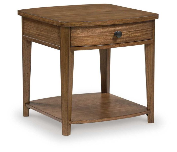 Burkbyer Rectangular End Table Brown, 26"