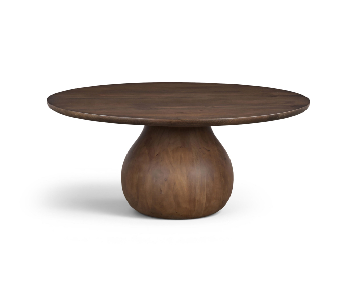 Canyon - Mango Wood Coffee Table - Brown - Dark Brown, 36"