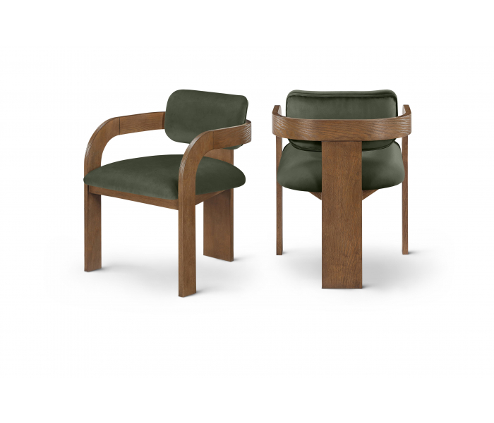 Cedra - Velvet Performance Fabric Upholstered Dining Chair (Set of 2)
