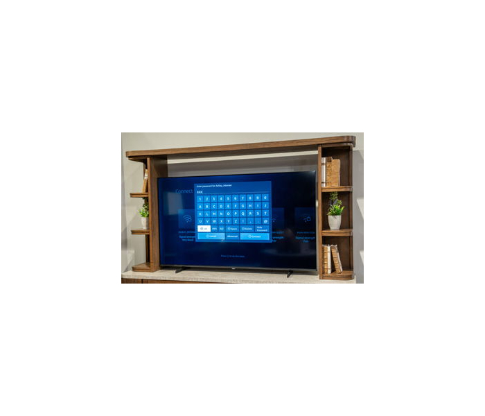 Hadonna TV Stand Hutch Brown