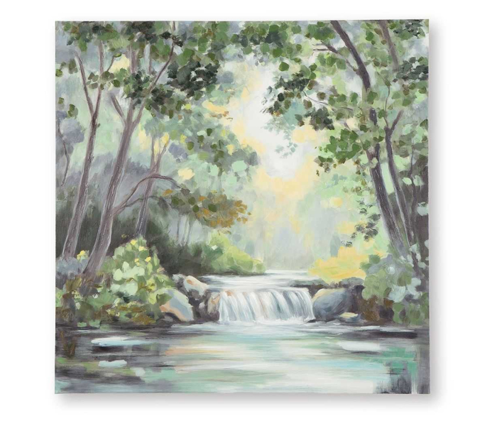 Evermaddick - Green / Gray / White - Wall Art