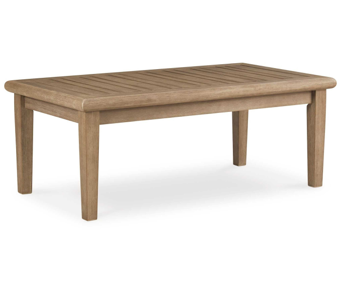 Carter Hall - Beige - Rectangular Cocktail Table, 46.75"
