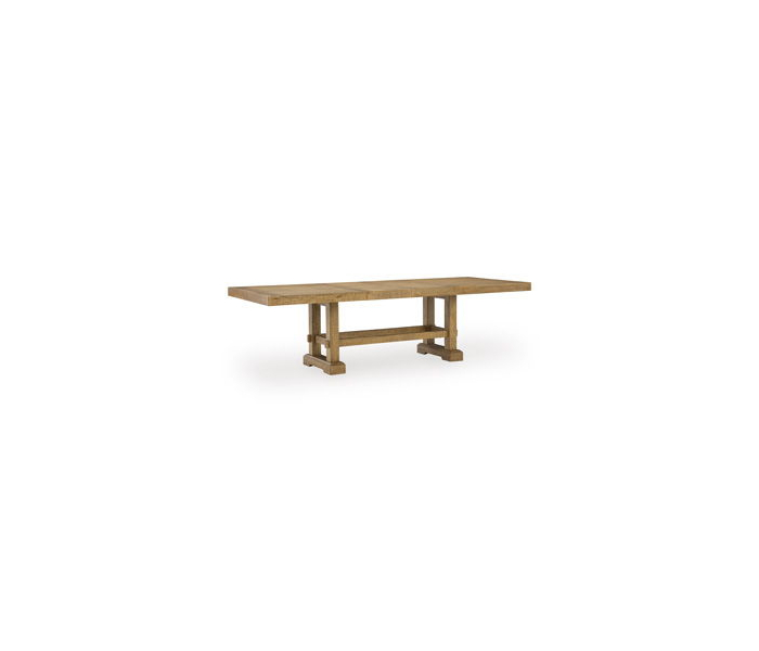 Havonplane Rectangular Dining Room Extension Table Brown, 108"