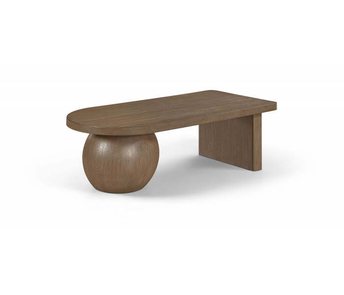 Solum - Coffee Table - Brown - Dark Brown, 52"