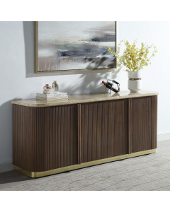 Clayten - Server - Brown Oak - Dark Brown