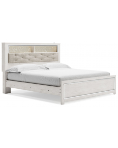 Altyra Panel Bookcase Bed White