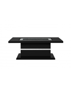 Monaco - Coffee Table - Black, 52"