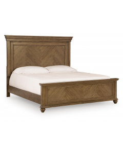 Karallin Panel Bed Brown