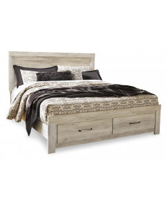 Bellaby Platform Bed With 2 Storage Drawers Whitewash