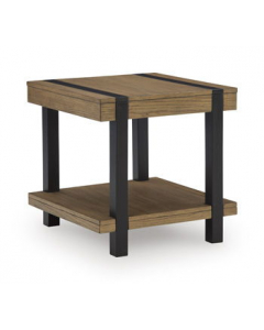 Jorannti Square End Table Medium Brown, 24"