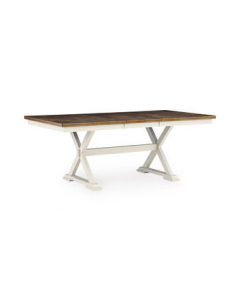 Brinfern Rectangular Dining Room Extension Table Brown / Antique White, 40"