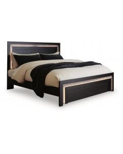 Brizmore Panel Bed Black
