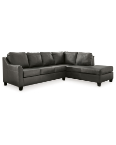 Valderno - Fog - 2-Piece Sectional With Raf Corner Chaise, 112"