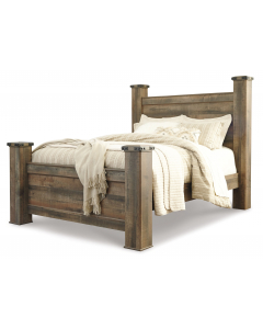 Trinell Poster Bed Brown